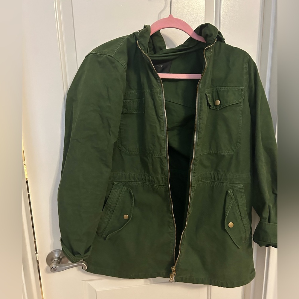 J. crew rain/trench jacket